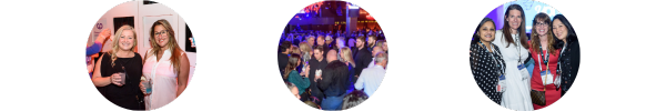 Three photos of past Channel Partners networking events
