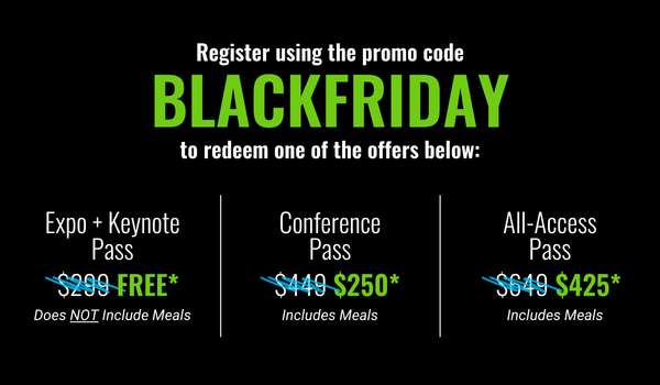 Register using the promo code BLACKFRIDAY