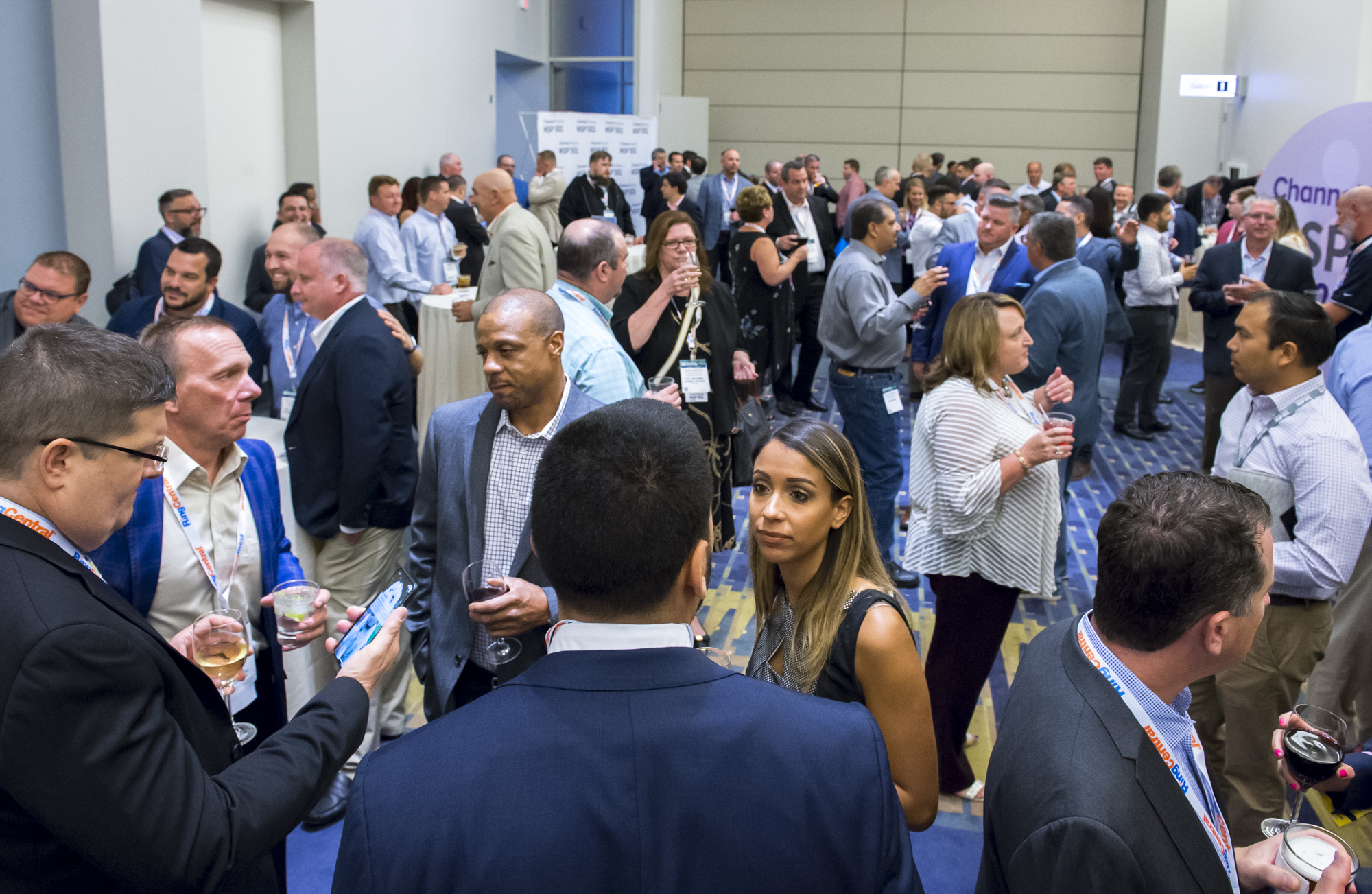 attendees networking at MSP 501 gala